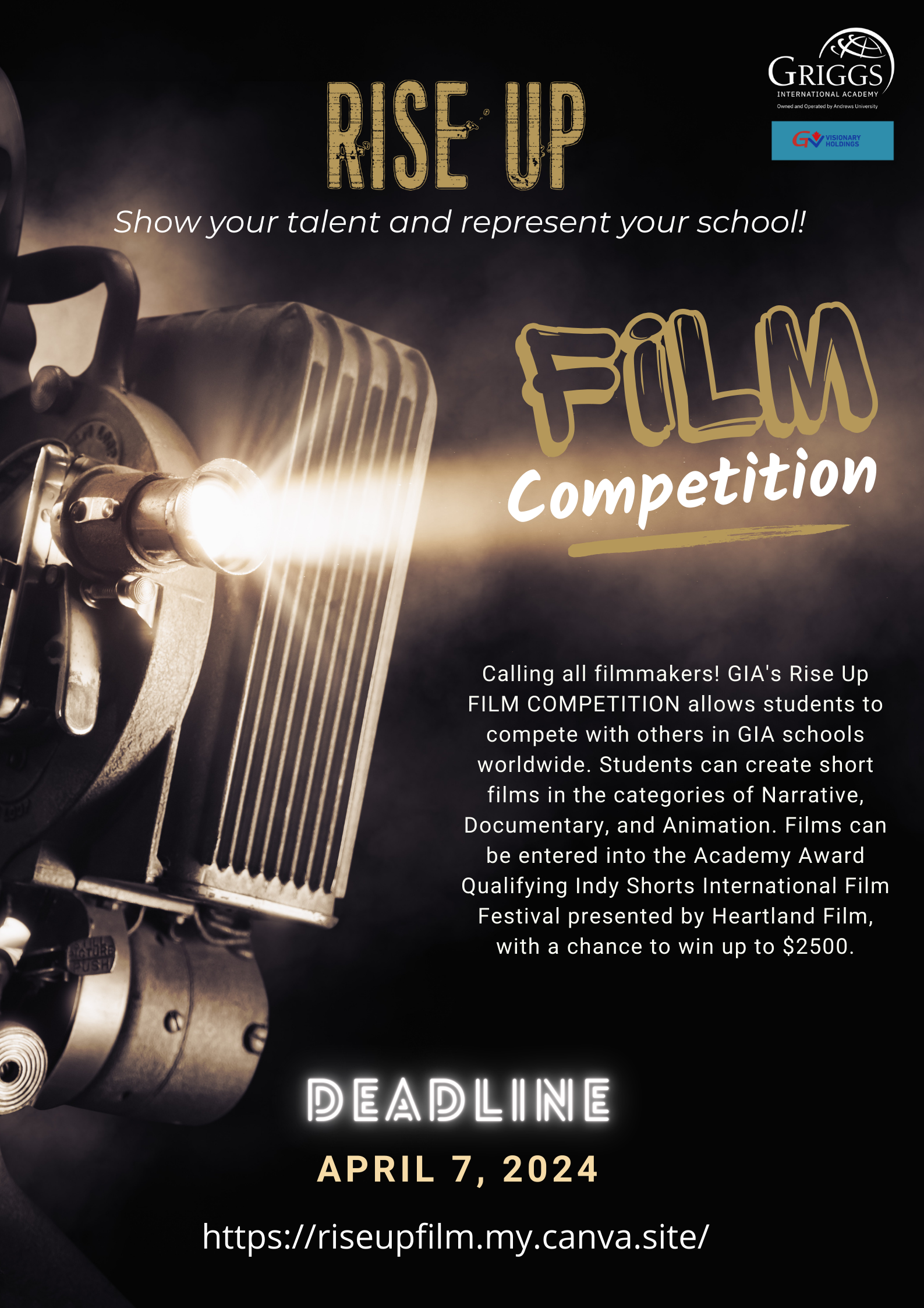 Rise Up Film Competition 2024 Deadline